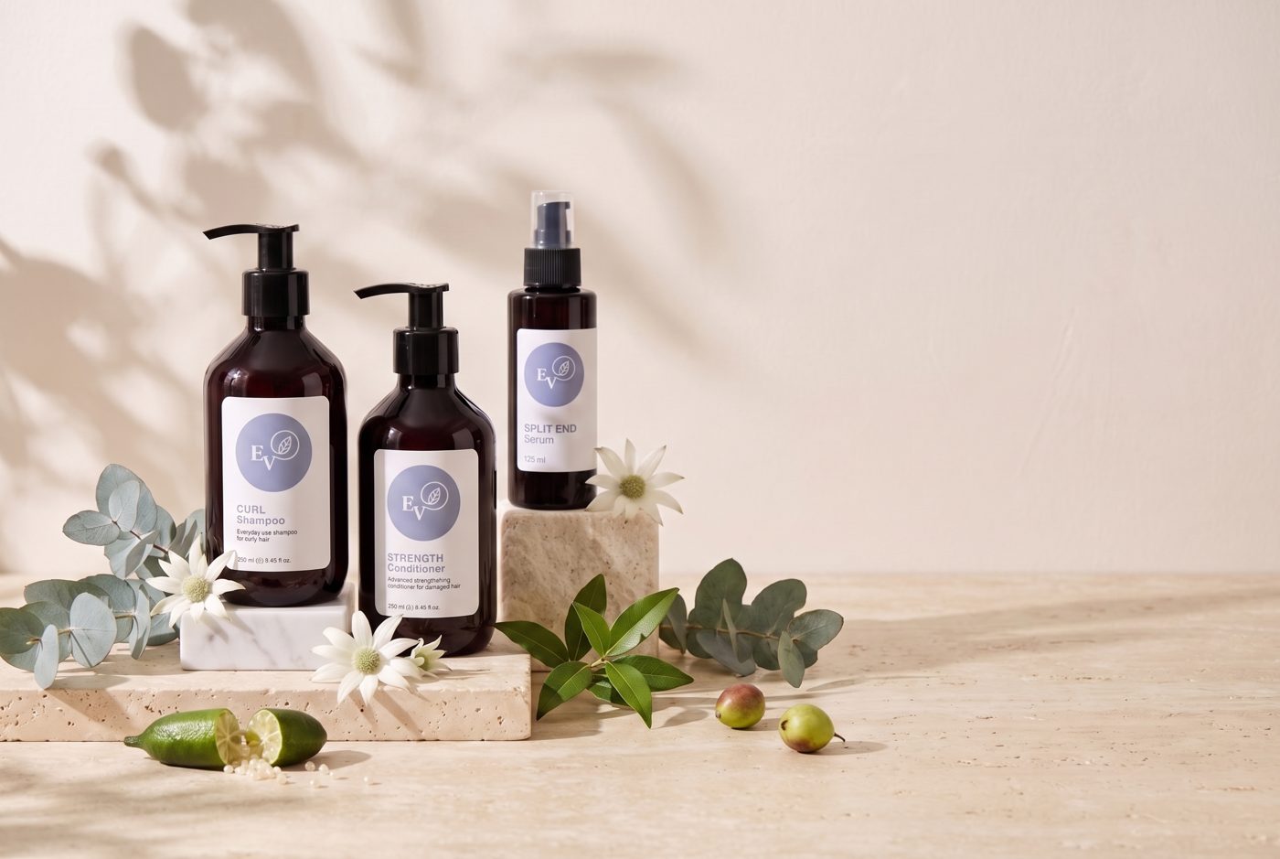 Ecovie hair care still life